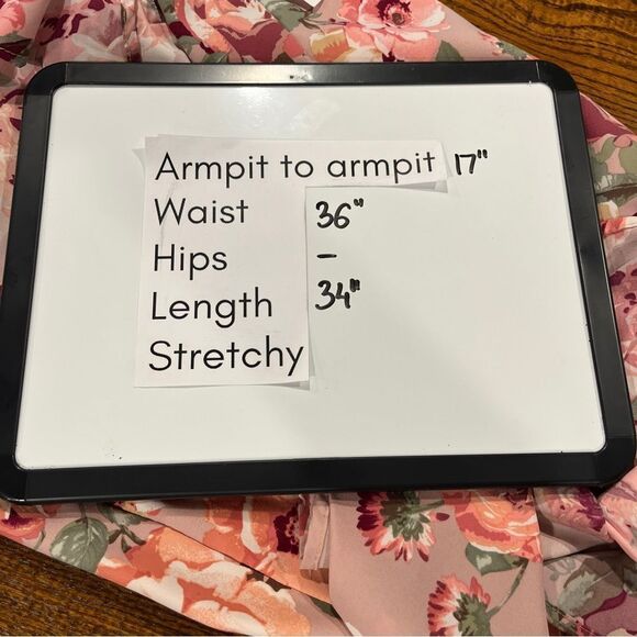 Charlotte Russe Pink and Green Floral halter mini Dress size small - Picture 8 of 11